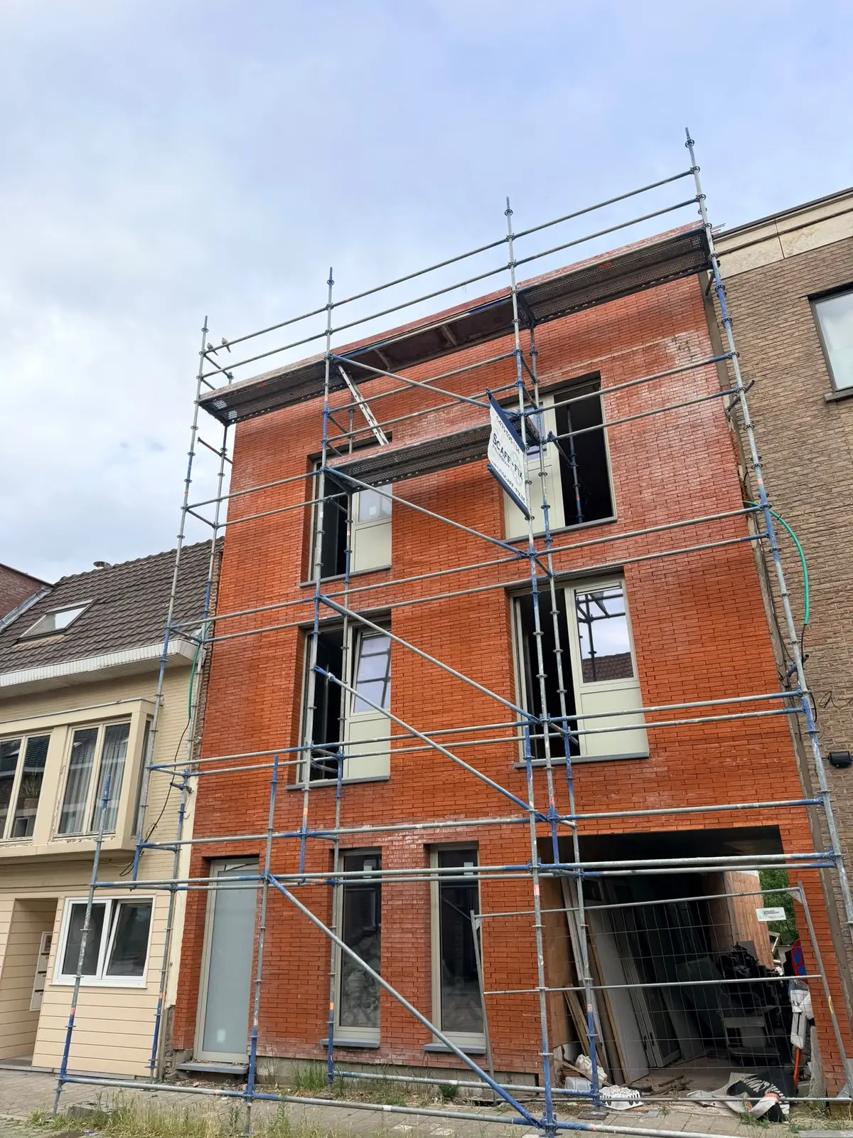 Werf van vandaag met stellingen